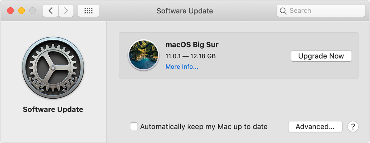check for updates on a mac